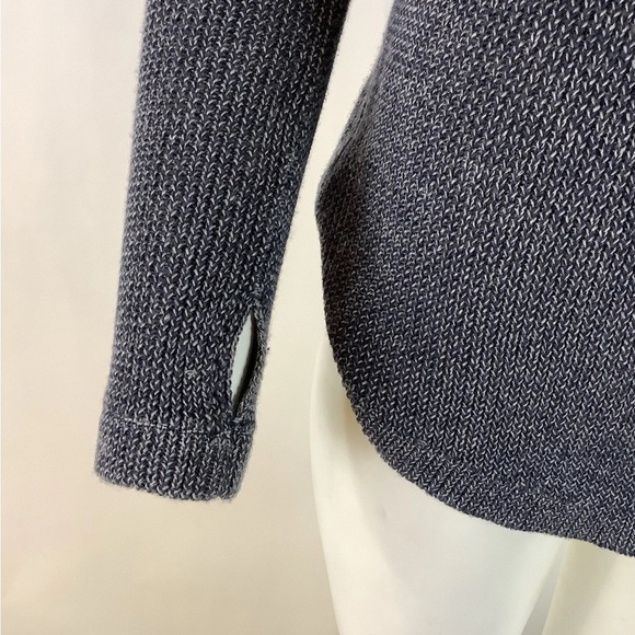 Lululemon Sz 6 Cabi Yoga Pullover Sweater In Inkwell Gray Viscose Lyocell - Picture 3 of 7